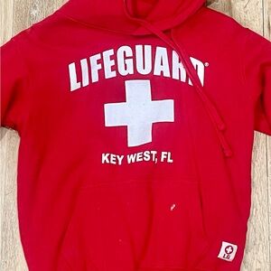 Red Lifeguard Hoodie
